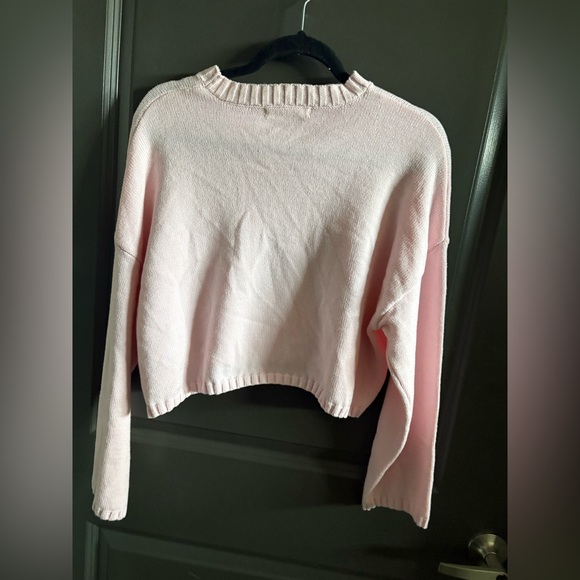 Moon & Madison Going Offline Smiley Pullover Sweater. - Picture 2 of 3